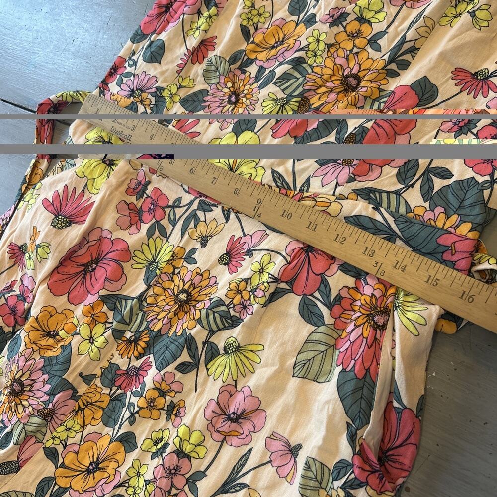 Baltic Born Gemma Wide Leg Jumpsuit in Multi Floral Boho Sz XL Milkmaid Cottage - Picture 6 of 13